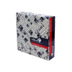 Branded packaging with repeating patterns